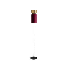 Load image into Gallery viewer, Aspen F17 Floor Lamp in Brass/Merlot.
