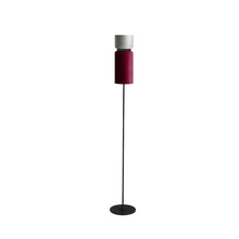 Load image into Gallery viewer, Aspen F17 Floor Lamp in Limestone/Merlot.
