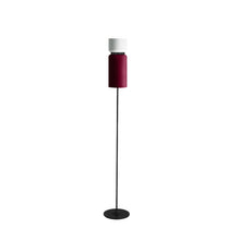 Load image into Gallery viewer, Aspen F17 Floor Lamp in Snow/Merlot.
