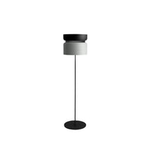 Load image into Gallery viewer, Aspen F40 Floor Lamp in Black/Limestone.
