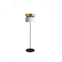 Load image into Gallery viewer, Aspen F40 Floor Lamp in Brass/Snow.
