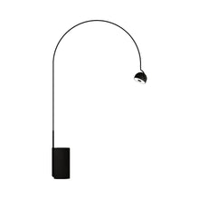 Load image into Gallery viewer, Bowee F LED Floor Lamp in Black.
