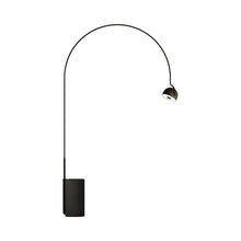 Load image into Gallery viewer, Bowee F LED Floor Lamp in Metallic English Bronze.
