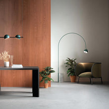 Load image into Gallery viewer, Bowee F LED Floor Lamp in living room.
