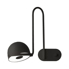 Load image into Gallery viewer, Bowee LED Adjustable Wall Light in Black (Left).
