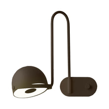 Load image into Gallery viewer, Bowee LED Adjustable Wall Light in Metallic English Bronze (Left).
