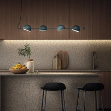 Load image into Gallery viewer, Bowee SH4 LED Linear Pendant Light in dining room.
