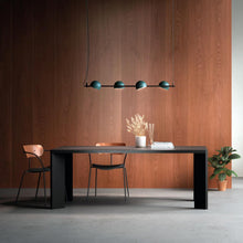 Load image into Gallery viewer, Bowee SH4 LED Linear Pendant Light in dining room.
