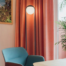 Load image into Gallery viewer, C_Ball F Floor Lamp in living room.
