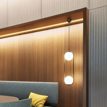 Load image into Gallery viewer, C_Ball S2 Pendant Light in living room.
