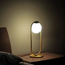 Load image into Gallery viewer, C_Ball T Table Lamp in bedroom.
