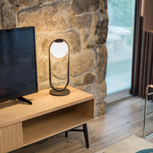 Load image into Gallery viewer, C_Ball T Table Lamp in living room.
