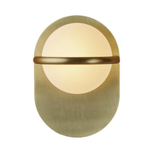 Load image into Gallery viewer, C_Ball W Wall Light in Brass (1-Light).
