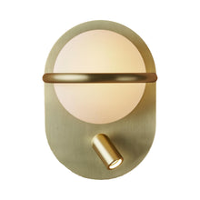 Load image into Gallery viewer, C_Ball W Wall Light in Brass (2-Light).

