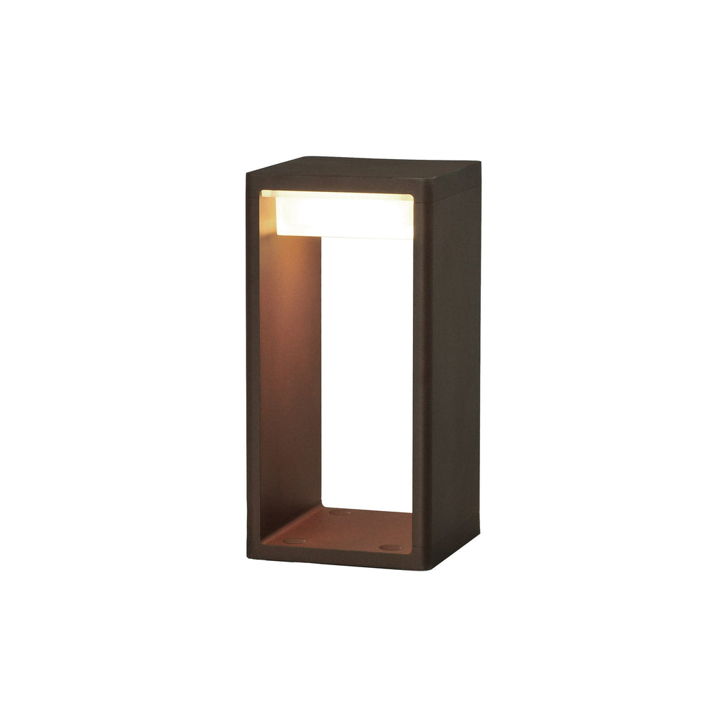 Frame Outdoor Bollard in Corten (Small).