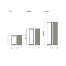 Load image into Gallery viewer, Frame Outdoor Bollard - line drawing.
