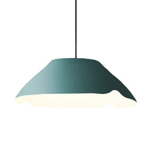 Load image into Gallery viewer, Ginkgo Pendant Light in Clear Turquoise (Large).
