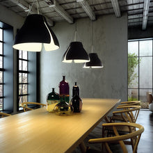 Load image into Gallery viewer, Ginkgo Pendant Light in dining room.
