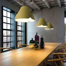 Load image into Gallery viewer, Ginkgo Pendant Light in dining room.
