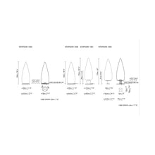 Load image into Gallery viewer, Kanpaza Outdoor LED Floor Lamp - line drawing.
