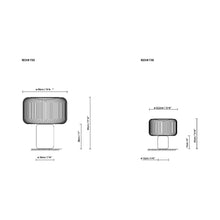 Load image into Gallery viewer, Keshi T Table Lamp - line drawing.
