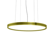 Load image into Gallery viewer, Lite Hole S LED Pendant Light in Gold (Medium).
