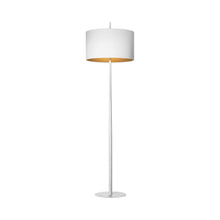 Load image into Gallery viewer, Lola F Floor Lamp in White/Gold.

