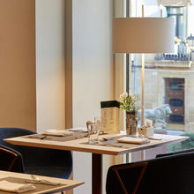 Load image into Gallery viewer, Lola F Floor Lamp in restaurant.
