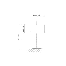 Load image into Gallery viewer, Lola T Table Lamp - line drawing.
