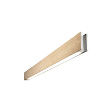Load image into Gallery viewer, Marc C LED Semi Flush Mount Ceiling Light in Oak (Small).
