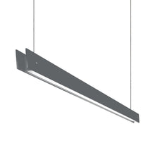 Load image into Gallery viewer, Marc Dos S LED Linear Pendant Light in Grey (Large).
