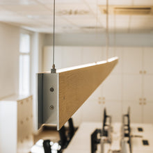 Load image into Gallery viewer, Marc Dos S LED Linear Pendant Light in office.
