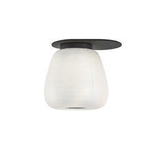 Load image into Gallery viewer, Misko C Semi Flush Mount Ceiling Light in Black (10.25-Inch).
