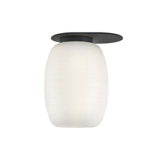 Load image into Gallery viewer, Misko C Semi Flush Mount Ceiling Light in Black (13.5-Inch).
