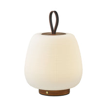 Load image into Gallery viewer, Misko Camp LED Table Lamp in Walnut.
