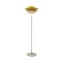 Load image into Gallery viewer, Overlay F Floor Lamp in Yellow/Grey/Beige.

