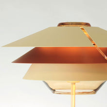 Load image into Gallery viewer, Overlay F Floor Lamp in Detail.
