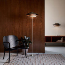 Load image into Gallery viewer, Overlay F Floor Lamp in living room.
