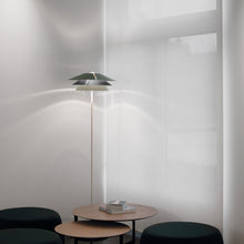 Load image into Gallery viewer, Overlay F Floor Lamp in living room.
