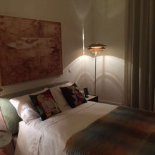 Load image into Gallery viewer, Overlay F Floor Lamp in bedroom.

