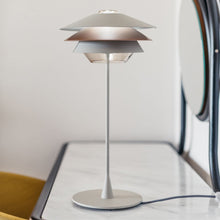 Load image into Gallery viewer, Overlay T Table Lamp in living room.
