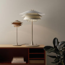 Load image into Gallery viewer, Overlay T Table Lamp in living room.
