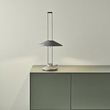 Load image into Gallery viewer, Regina T Table Lamp in living room.
