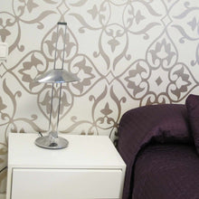 Load image into Gallery viewer, Regina T Table Lamp in bedroom.
