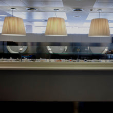 Load image into Gallery viewer, Royal S Pendant Light in restaurant.
