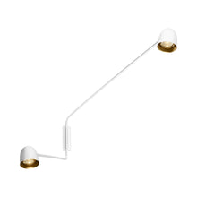 Load image into Gallery viewer, Speers Arm C LED Ceiling Light in White (2-Light/Small).
