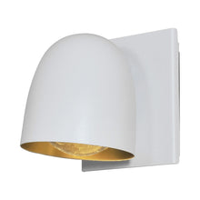 Load image into Gallery viewer, Speers W LED Wall Light in Black/Copper.
