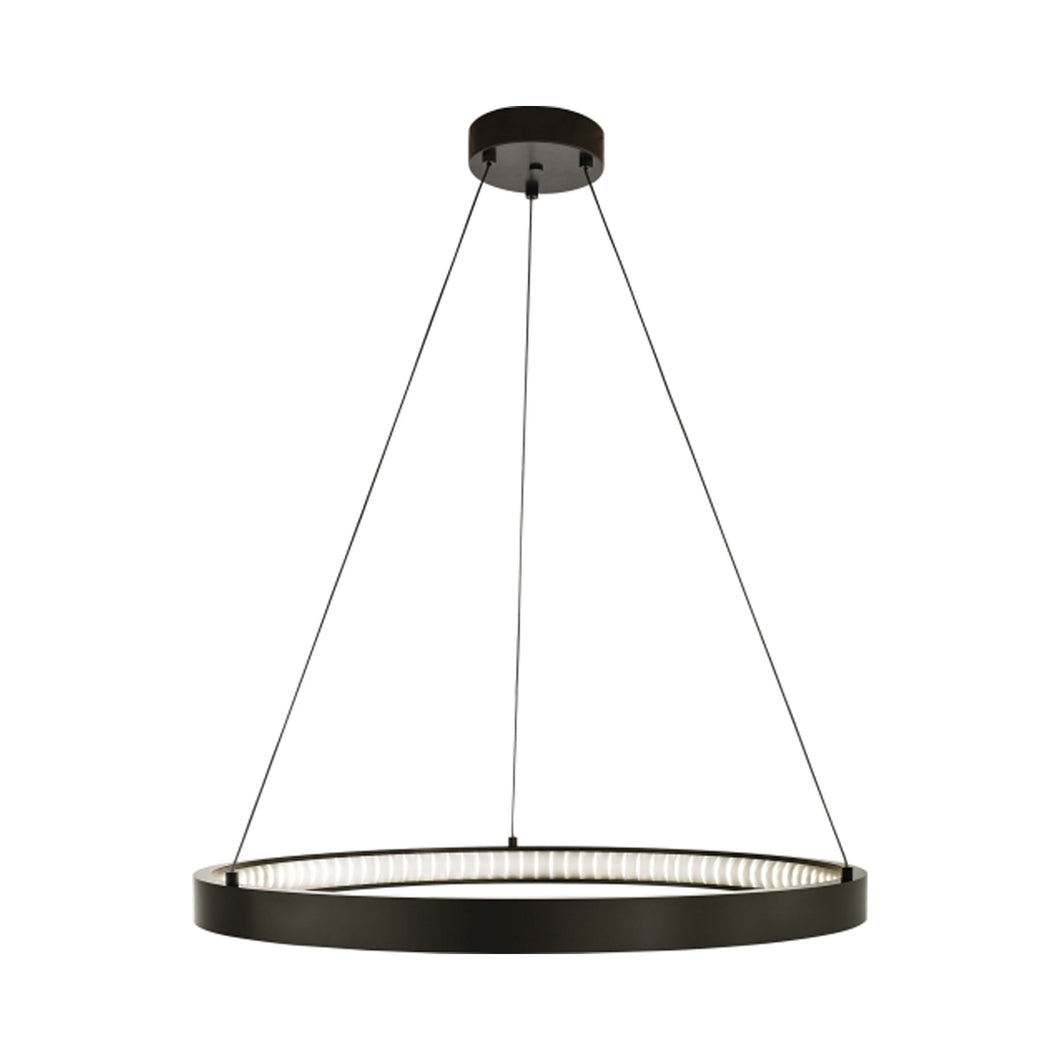 Bodiam LED Chandelier in Medium/Antique Bronze.