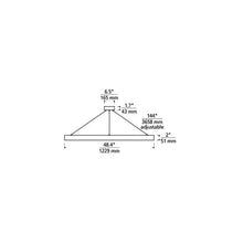 Load image into Gallery viewer, Bodiam LED Chandelier - line drawing.
