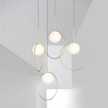 Load image into Gallery viewer, Bola Halo LED Pendant Light - Exhibition.
